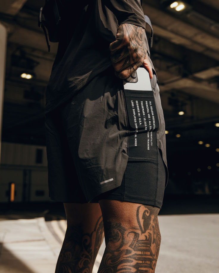 2 in 1 Dry Fit shorts