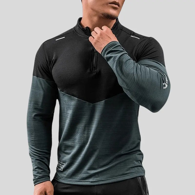 Long Sleeve Jacket Zip Collar