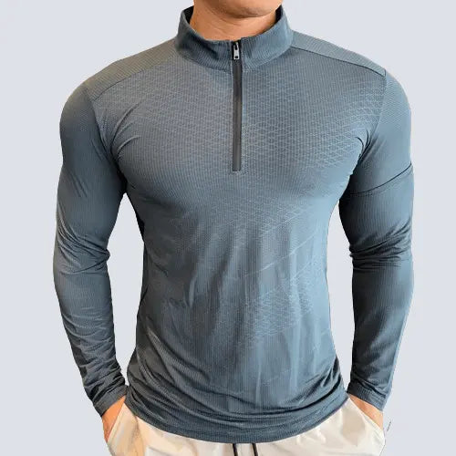 Veste thermique à col zippé