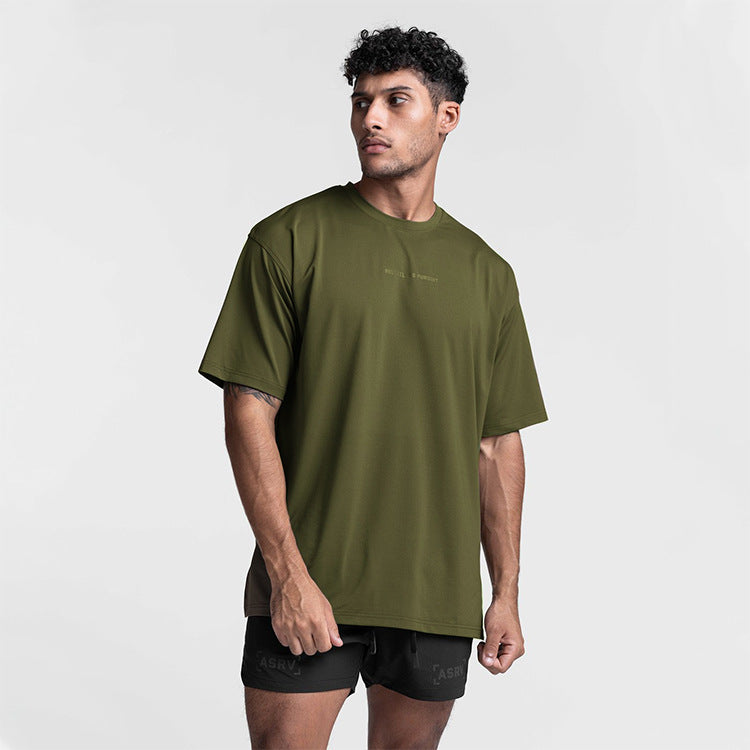 Camiseta Esportiva de Treino Oversized Slim-Fit - Athlete
