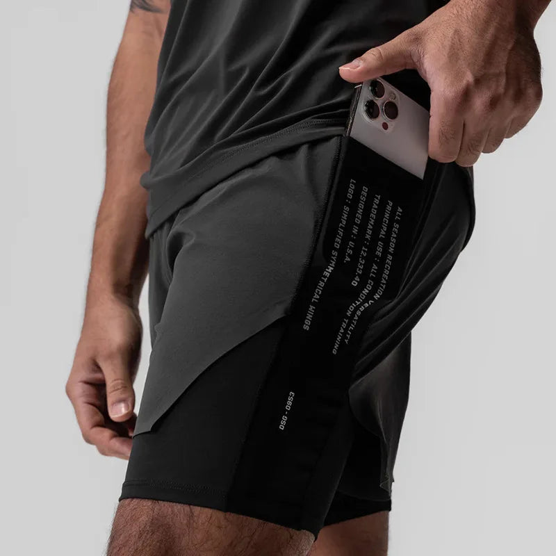 2 in 1 Dry Fit shorts