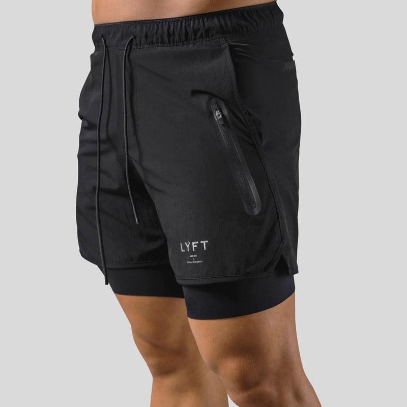 Short Fitness Masculino 2 em 1 Minimalista para Academia - Athlete