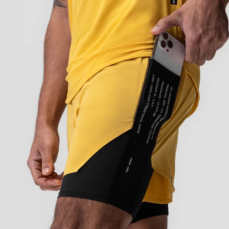 2 in 1 Dry Fit shorts