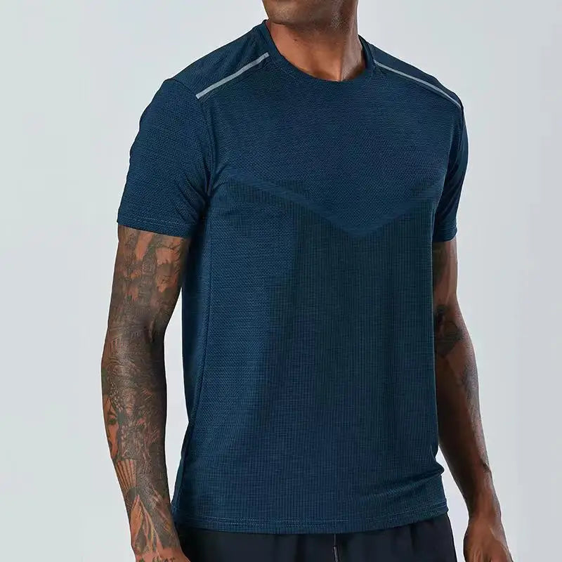 Camiseta de Manga Curta Masculina de Treino - TrendFiber - Athlete