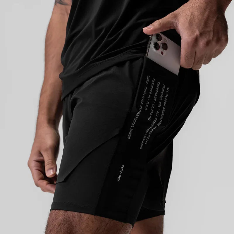 2 in 1 Dry Fit shorts
