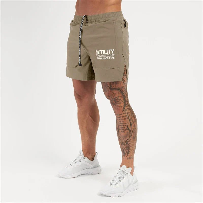 Dry Fit shorts with zipper - Athlete USA