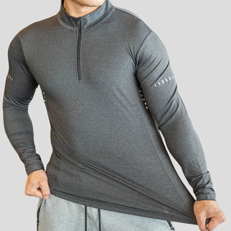 Veste thermique à col zippé