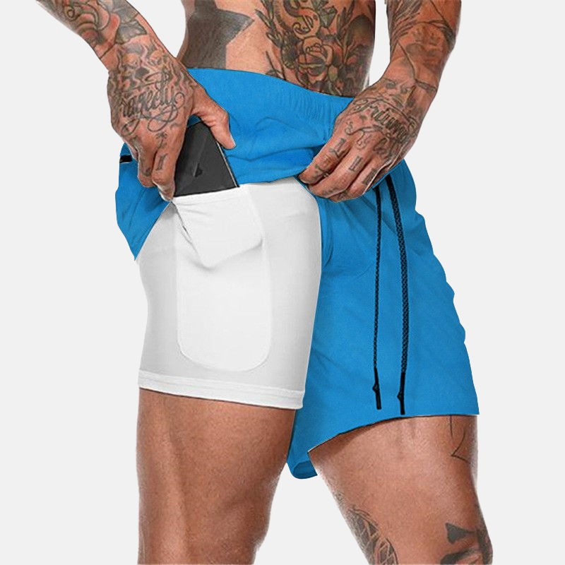 Short Fitness Masculino com Bolso Interno para Academia - Athlete
