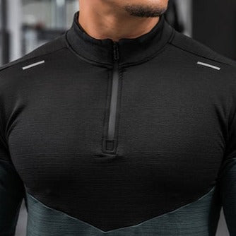 Veste à manches longues et col zippé