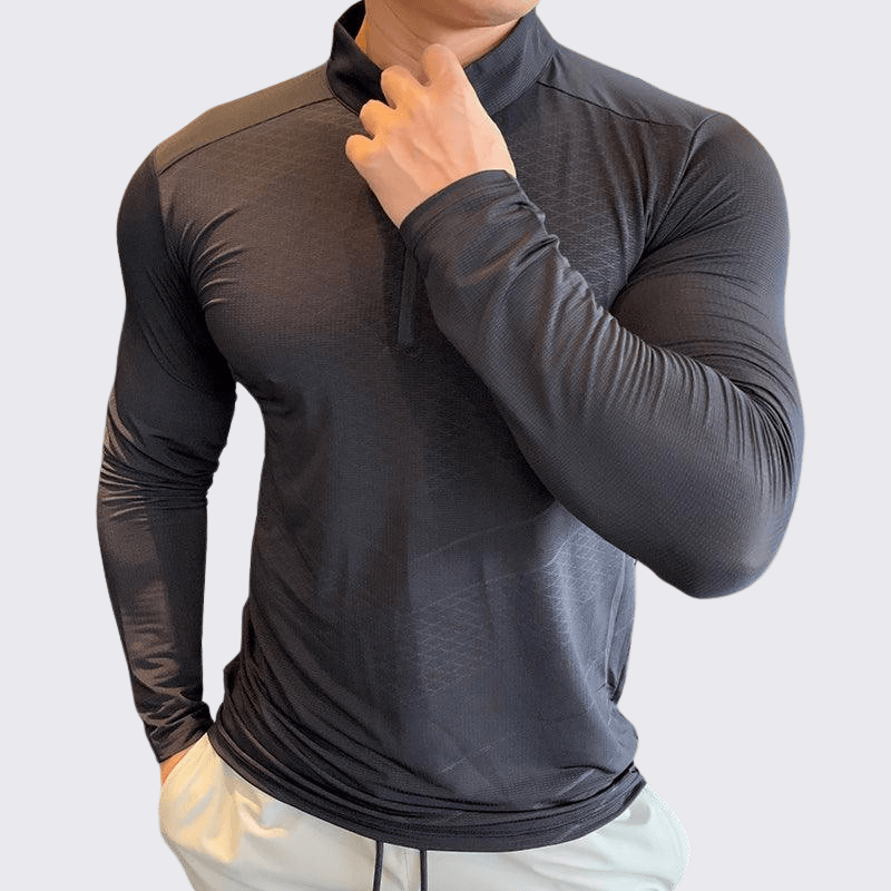 Veste thermique à col zippé